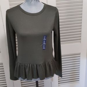 Gap rayon polyester top